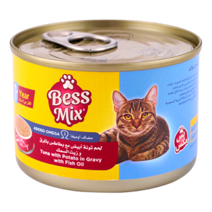 White Tuna with Potato in Gravy & Fish Oil 155 G